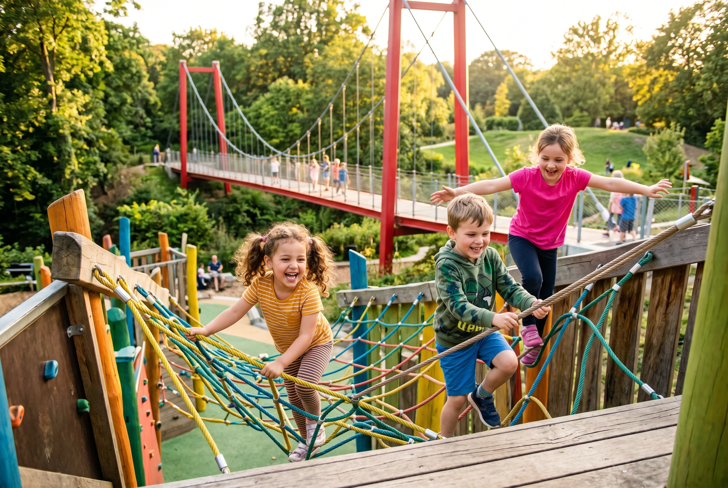 Kids on a playground